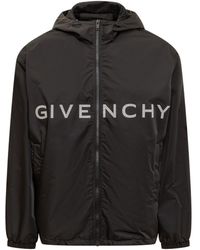 Givenchy - Windbreaker Jacket In Technical Fabric - Lyst