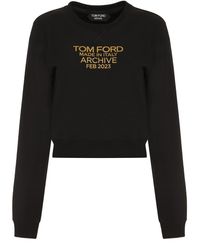 Tom Ford - Cotton Crew-neck Sweatshirt - Lyst