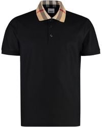 Burberry - Cotton Piqué Polo Shirt - Lyst