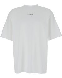 Drole de Monsieur - 'Slogan Classique' Classic T-Shirt With Logo Print - Lyst