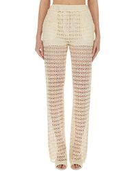Alysi - Wide Macramé Pants - Lyst