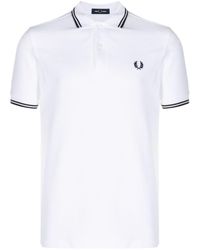 Fred Perry - Logo Cotton Polo Shirt - Lyst
