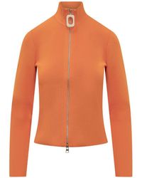 JW Anderson - Cardigan With Zip - Lyst