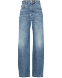 Brunello Cucinelli - Elegant Denim Trousers For - Lyst