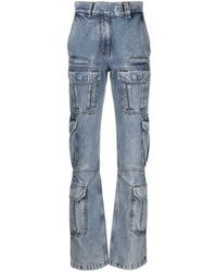 Givenchy - Cargo Denim Cotton Jeans - Lyst