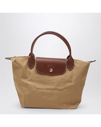 Longchamp - Fawn-Coloured Handbag Le Pliage S - Lyst