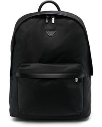 Emporio Armani - Logo Nylon Backpack - Lyst