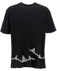 Comme des Garçons - Embroidered Button-Up T - Lyst