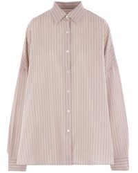 Dries Van Noten - Casia Striped Cocoon Shirt - Lyst