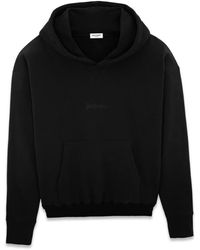 Saint Laurent - Hoodie Triangle With Satin - Lyst
