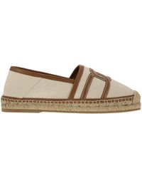 Tod's - Slip-on Kate In Canvas And Leather - Lyst
