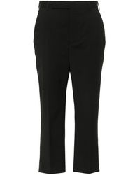 Rick Owens - Pressed-creased Tapered Trousers - Lyst