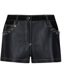 Pinko - Shorts With Piercing Details - Lyst
