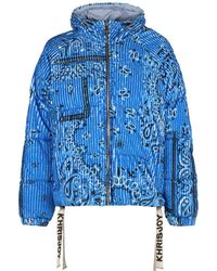 Khrisjoy - Puff Bandana Corduroy Hooded Down Jacket - Lyst