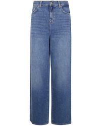7 For All Mankind - "Slouchy" Wide Leg Explorer Jeans Clothing - Lyst