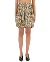 Isabel Marant - Linen-Viscose Shorts For - Lyst