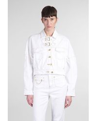 Ganni - Denim Jacket With Pockets - Lyst