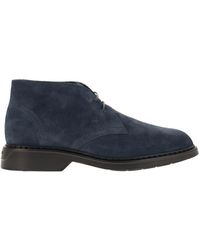 Hogan - H576 - Suede Ankle Boots - Lyst