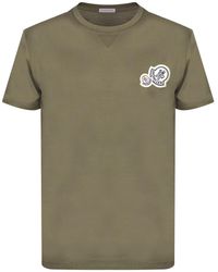 Moncler - Cotton Tshirt - Lyst