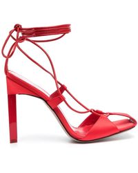 The Attico - Adele 105mm Lace-up Sandals - Lyst