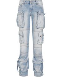 The Attico - Straight Jeans - Lyst