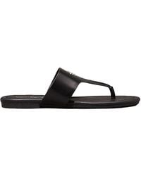 Calvin Klein - Flat Sandal Toepost Shoes - Lyst