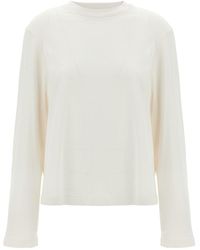 Agolde - 'Runa' Crewneck T-Shirt With Dropped Shoulders - Lyst