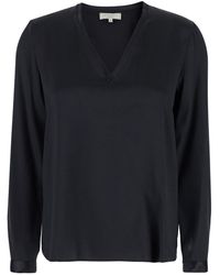 Antonelli - 'Adda' Blouse With V Neck - Lyst