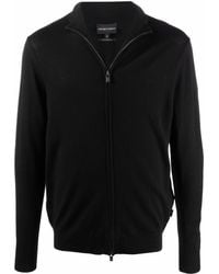 Emporio Armani - Wool Cardigan - Lyst