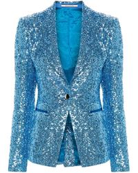 Tagliatore - Sequined Single-Breasted Jacket - Lyst