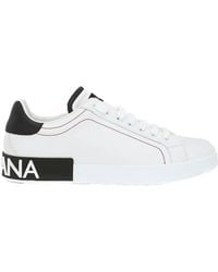 Dolce & Gabbana - Sneakers Leather - Lyst