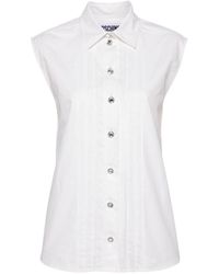 Moschino - Ribbed Detail Shirt - Lyst
