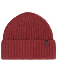 Vince - Ribbed Knit Wool Beanie Hat - Lyst