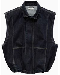 1989 STUDIO - Denim Vest Dark - Lyst