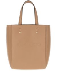 Jimmy Choo - Biscuit Leather Small Lenny Handbag - Lyst