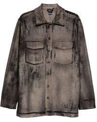 Avant Toi - Wool And Cashmere Blend Shirt - Lyst