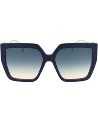Fendi Ff0410spjpi4 Metal Sunglasses - Blue