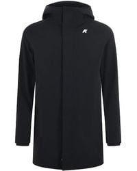 K-Way - Nylon Polarfleece-Lined Hooded Jacket - Lyst