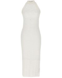 Balmain - Monogrammed Knit Dress Dresses - Lyst