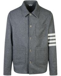 Thom Browne - '4 Bar' Wool Blend Jacket - Lyst