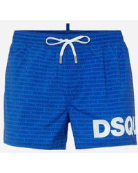 DSquared² - Logo Polyester Swimsuit - Lyst