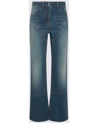 Givenchy - Deep Blue Cotton Denim Jeans - Lyst