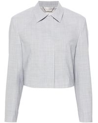 Calvin Klein - Wool Blend Short Jacket - Lyst