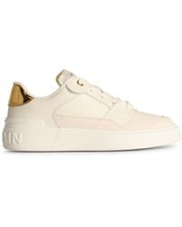 Balmain - 'B-Court' Leather Sneakers - Lyst