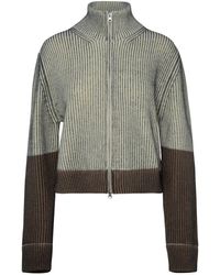 MM6 by Maison Martin Margiela - Two-tone Wool Blend Turtleneck Sweater - Lyst