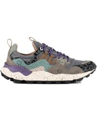 Flower Mountain - Yamano 3 Spotted Suede And Nylon Sneakers - Lyst