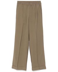 Liu Jo - Moss Green Wide Leg Trouser - Lyst
