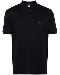 C.P. Company - 70/2 Mercerized Jersey Polo Shirt - Lyst
