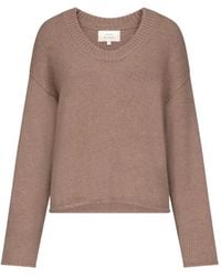Loulou de Saison - Derry U Neck Sweater - Lyst