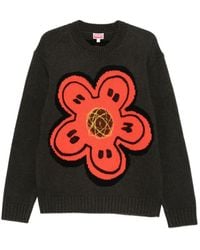 KENZO - X Futura 2000' Embroidered Wool Knitted Jumper - Lyst